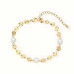 Luna Pearl Armbånd 18K Guldbelagt