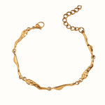 Melting Armbånd 18K Guldbelagt