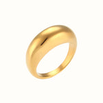 Bold Curve Ring 18K Guldbelagt
