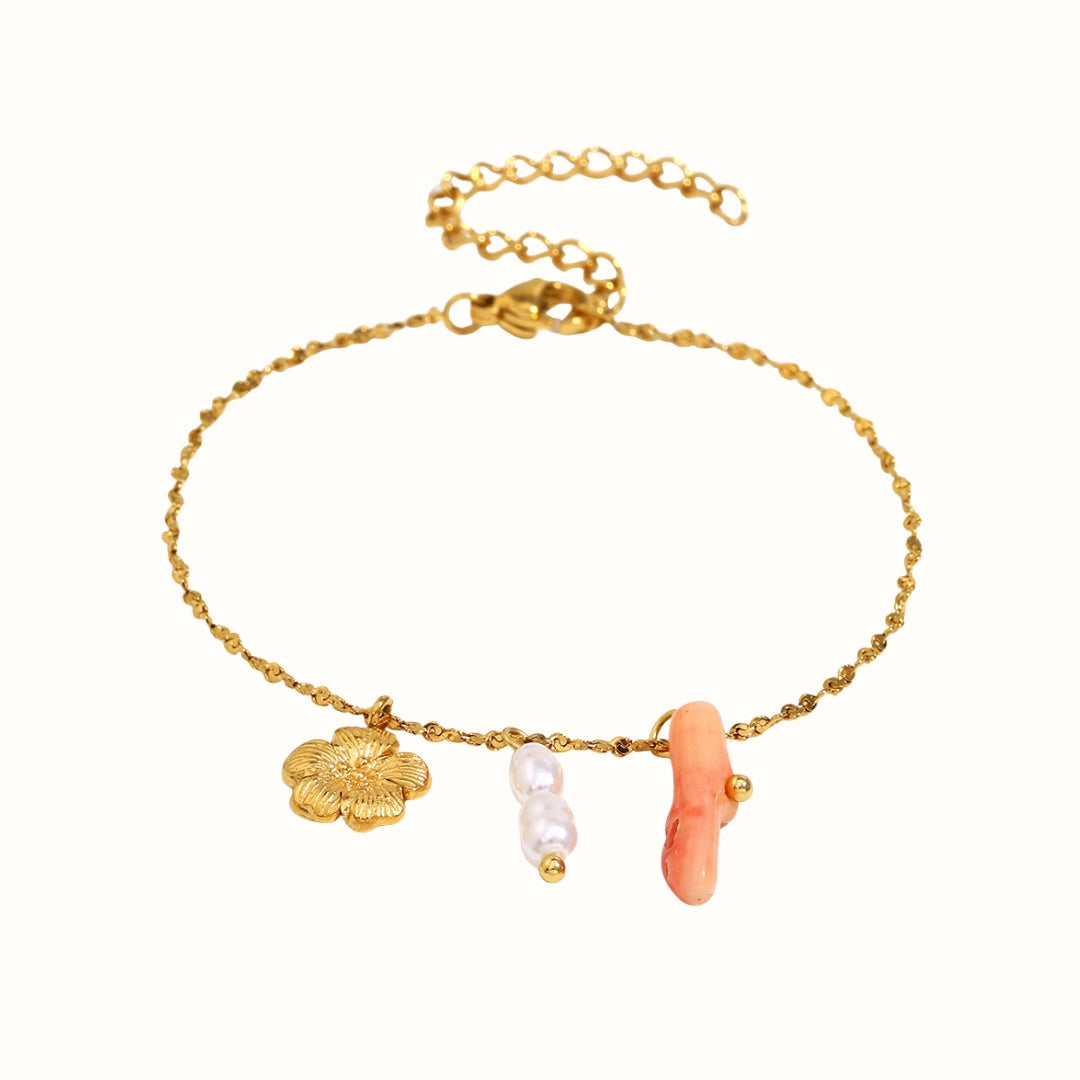 Coral Bloom Armbånd 18K Guldbelagt