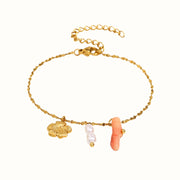 Coral Bloom Armbånd 18K Guldbelagt