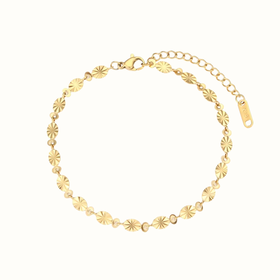 Sunbeam Link Armbånd 18K Guldbelagt