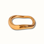 Soft Edge Ring 18K Guldbelagt