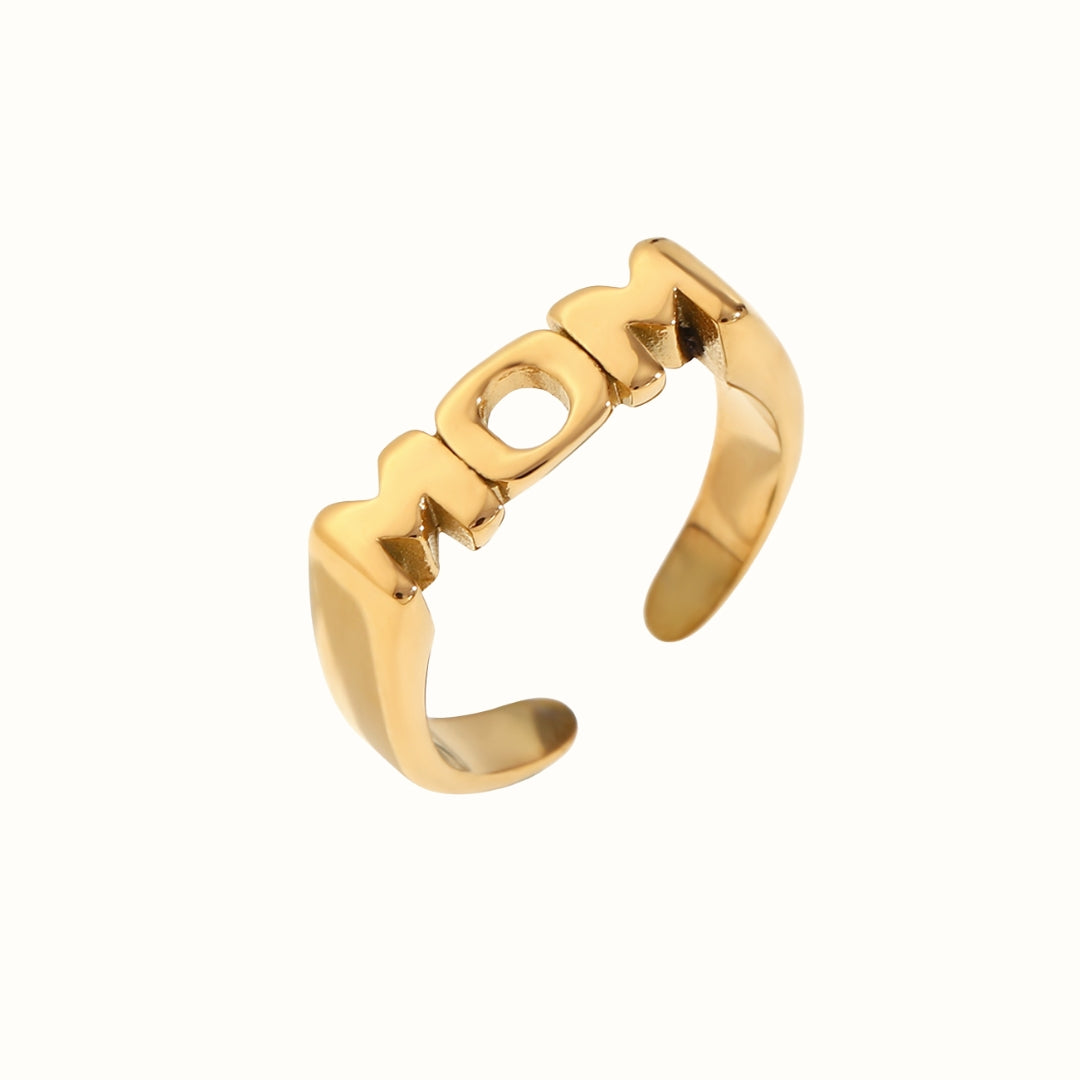 Mom Ring 18K Guldbelagt
