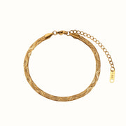 Water Wave Snake Armbånd 18K Guldbelagt