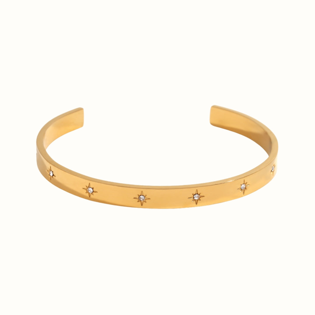 Nova Cuff Armbånd 18K Guldbelagt