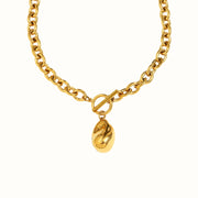 Chunky Pebble Halskæde 18K Guldbelagt