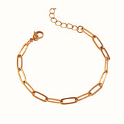 Link Chain Armbånd 18K Guldbelagt