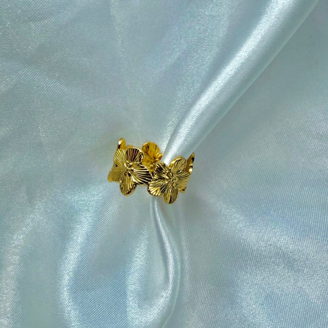 Flora Ring 18K Guldbelagt