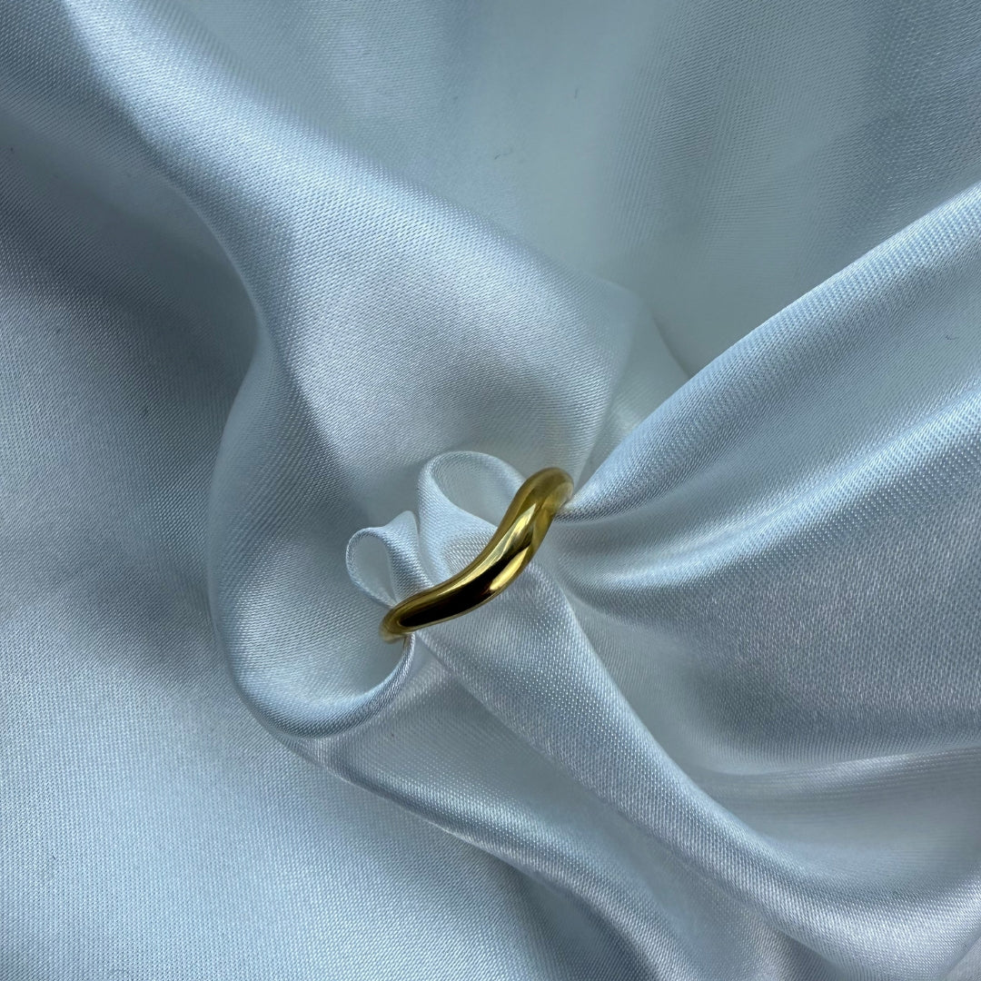 Soft Edge Ring 18K Guldbelagt