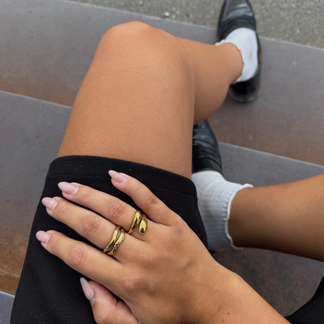 Soft Edge Ring 18K Guldbelagt