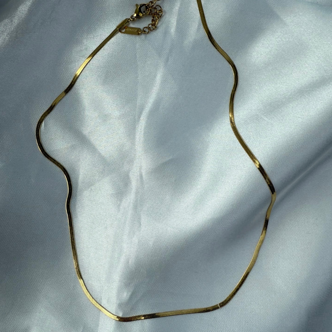 Sienna Snake Halskæde 18K Guldbelagt