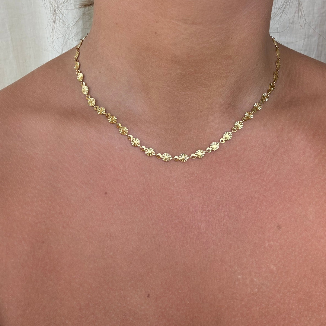 Sun Kiss Choker 18K Guldbelagt