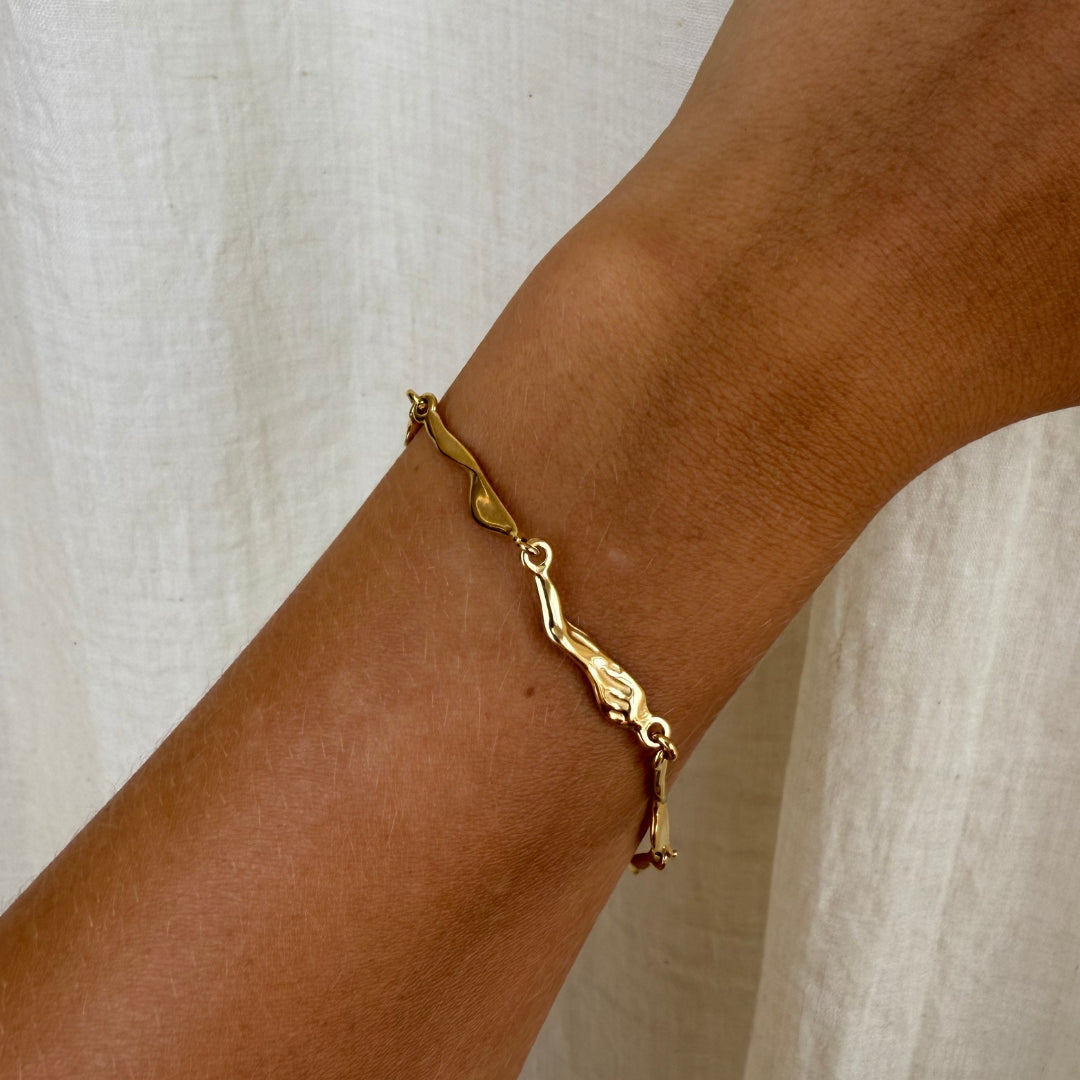 Melting Armbånd 18K Guldbelagt