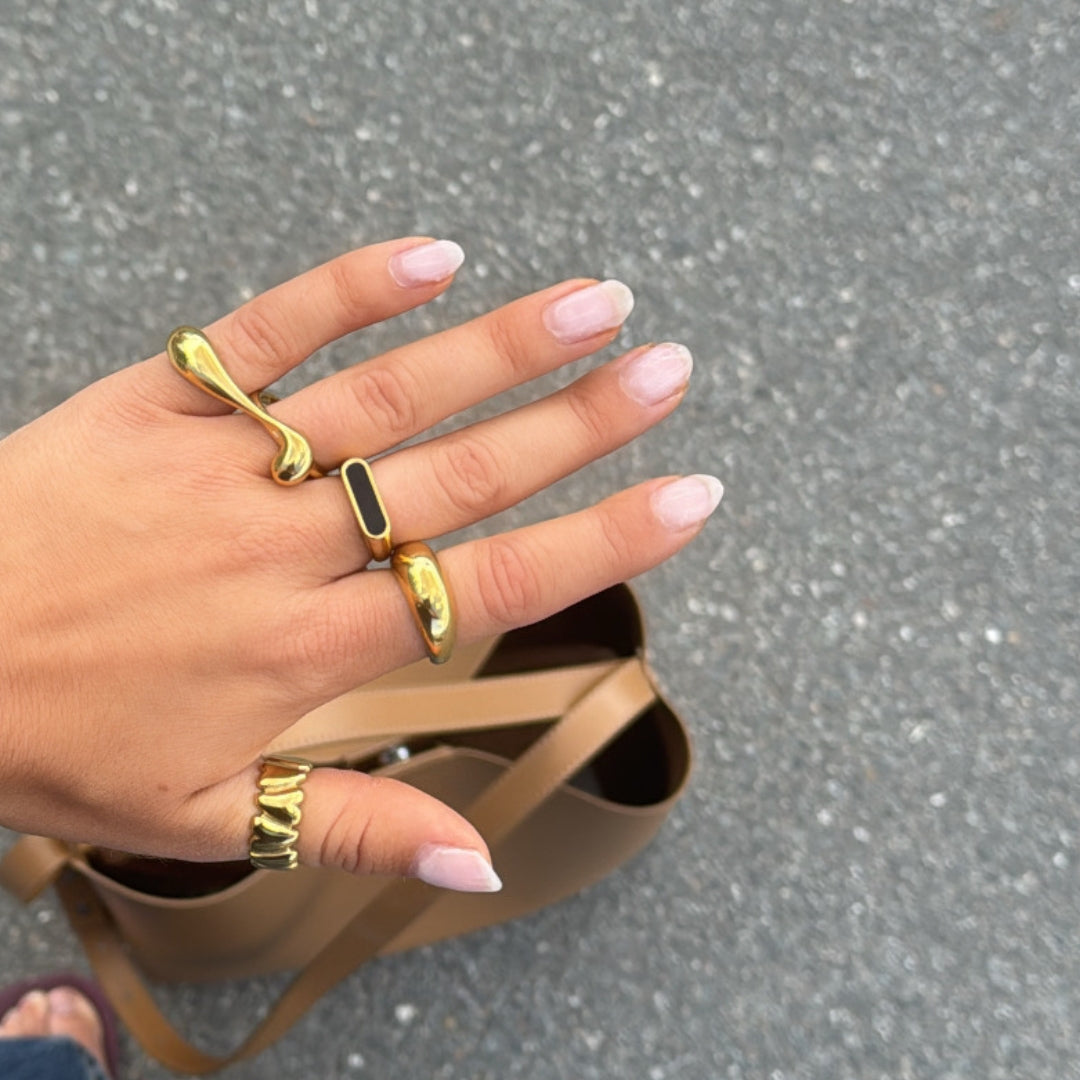 Heartband Ring 18K Guldbelagt